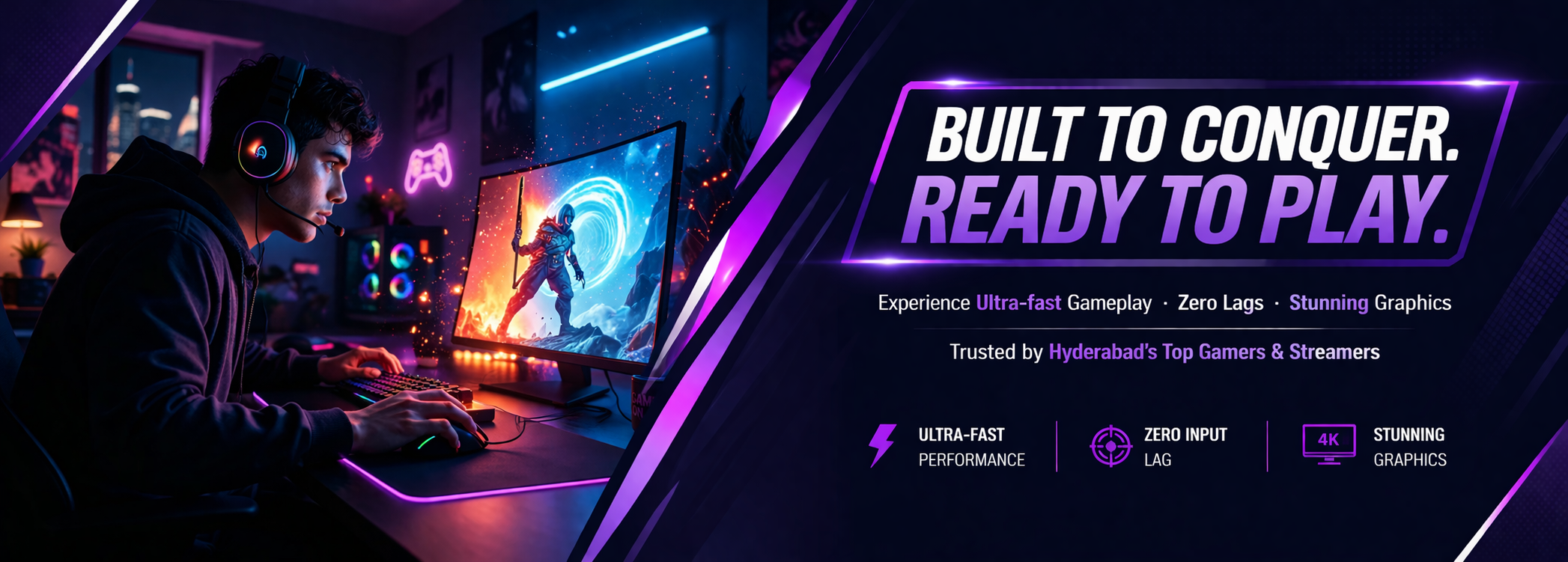 Home built to conquer, ready to play